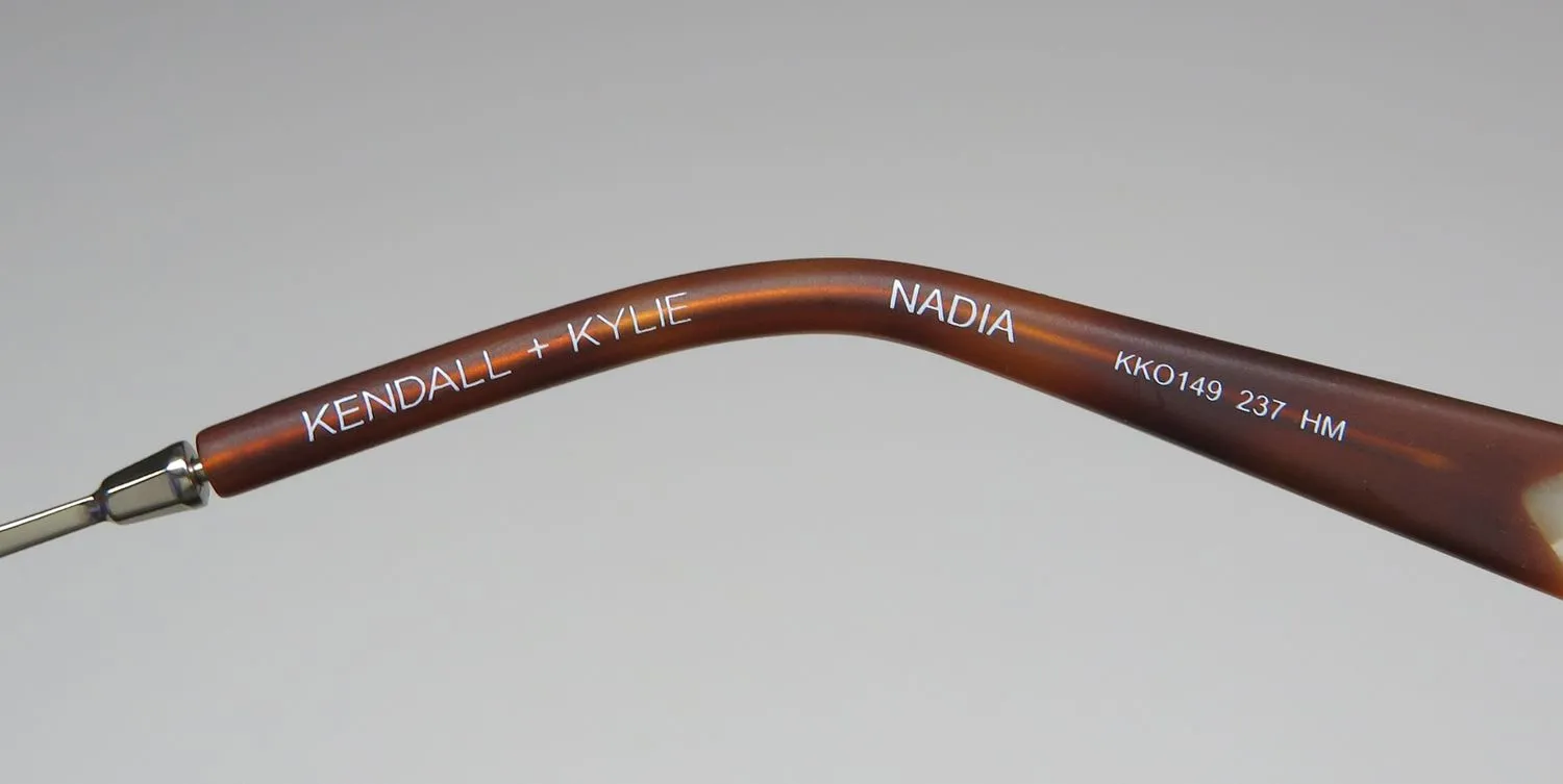 Kendall + Kylie Kko149 Nadia 237 Eyeglasses Caramel Tortoise 50mm 7