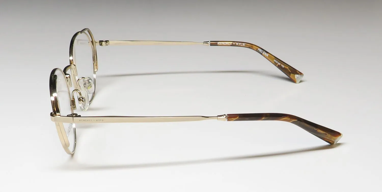 Kendall + Kylie Kko142 Helena 770 Eyeglasses Classic Gold 50mm 4