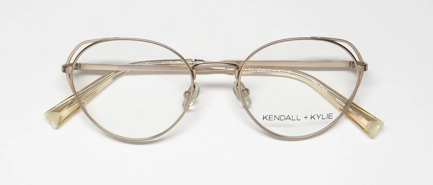 Kendall + Kylie Kko142 Helena 780 Eyeglasses Rose Gold 50mm 2