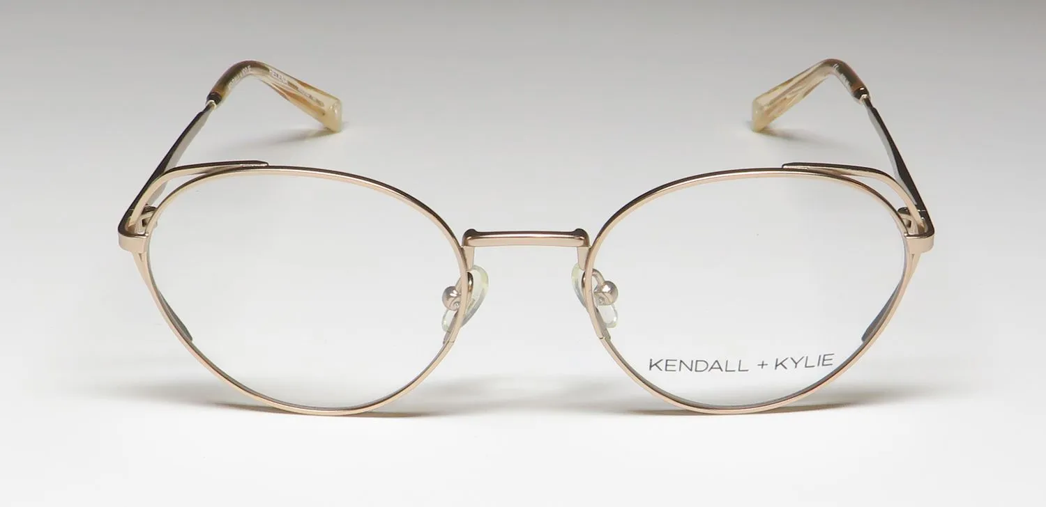 Kendall + Kylie Kko142 Helena 780 Eyeglasses Rose Gold 50mm 3