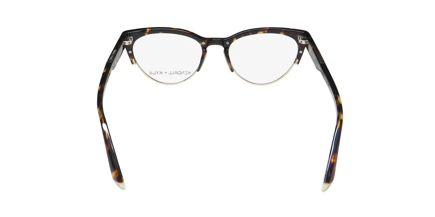 Kendall + Kylie Kko146 Roslyn 206 Eyeglasses Deep Tortoise 50mm 5