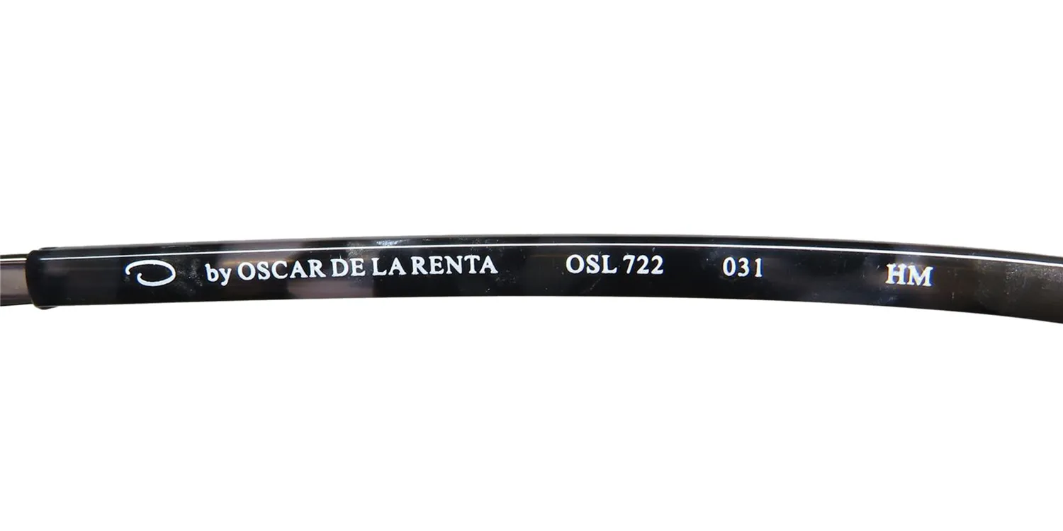 Oscar de la Renta Osl 722 031 Eyeglasses Black Tortoise 50mm 7