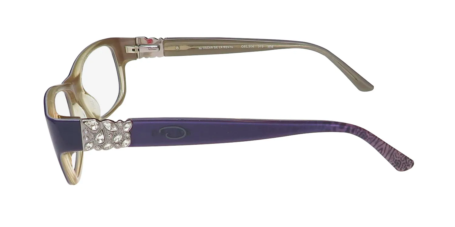 Oscar de la Renta Osl 506 513 Eyeglasses Purple 53mm 4