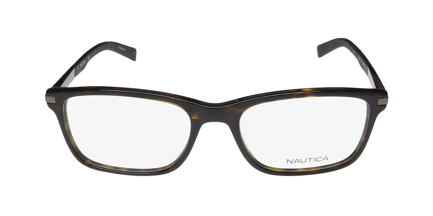 Nautica N8131 206 Eyeglasses Dark Tortoise 56mm Unisex 3