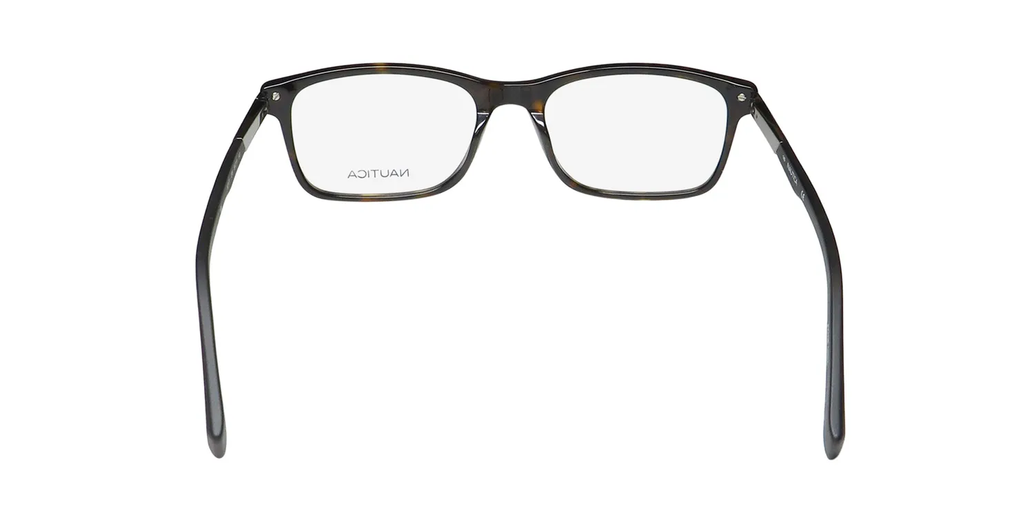 Nautica N8131 206 Eyeglasses Dark Tortoise 56mm Unisex 5