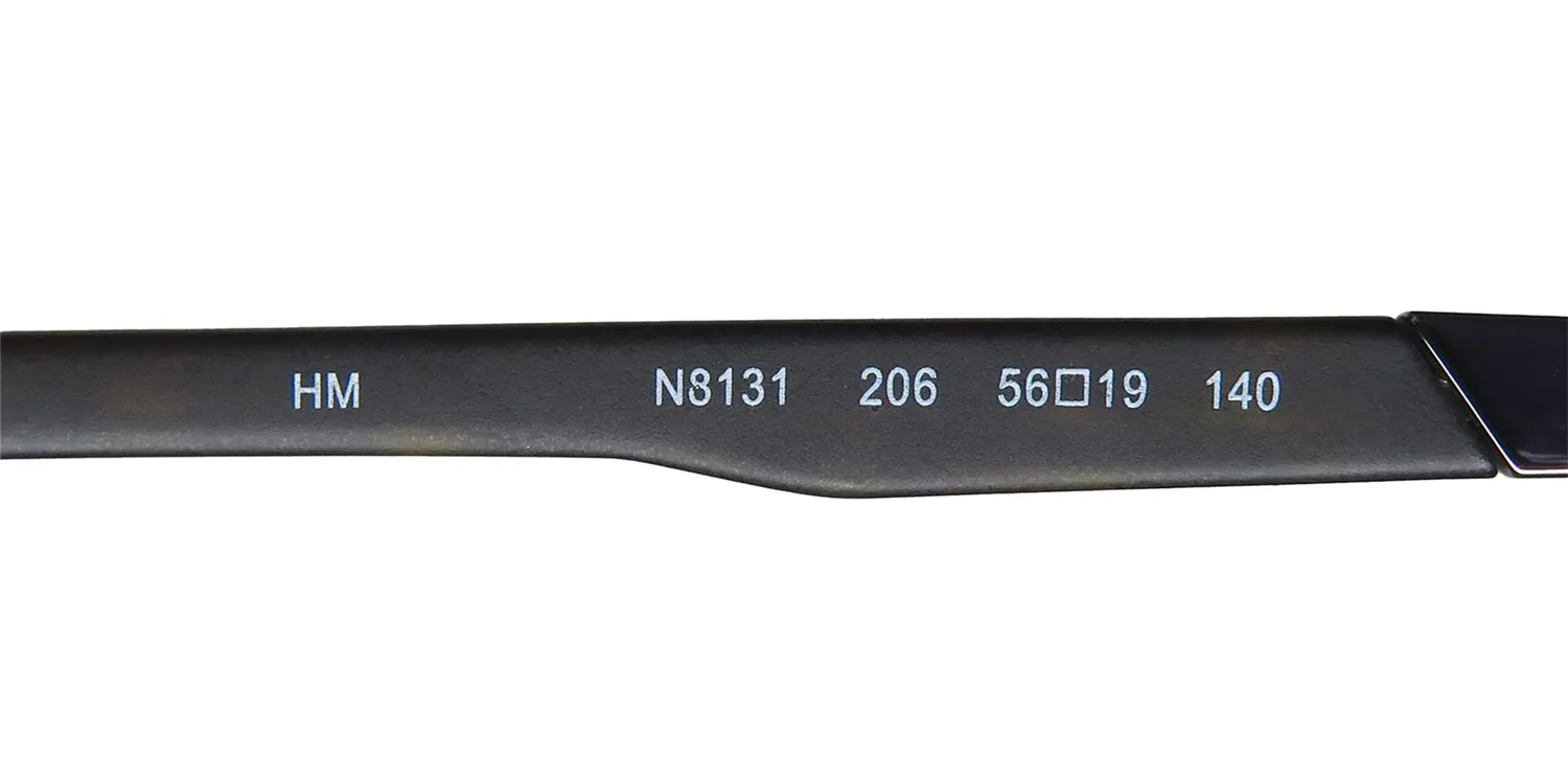 Nautica N8131 206 Eyeglasses Dark Tortoise 56mm Unisex 8