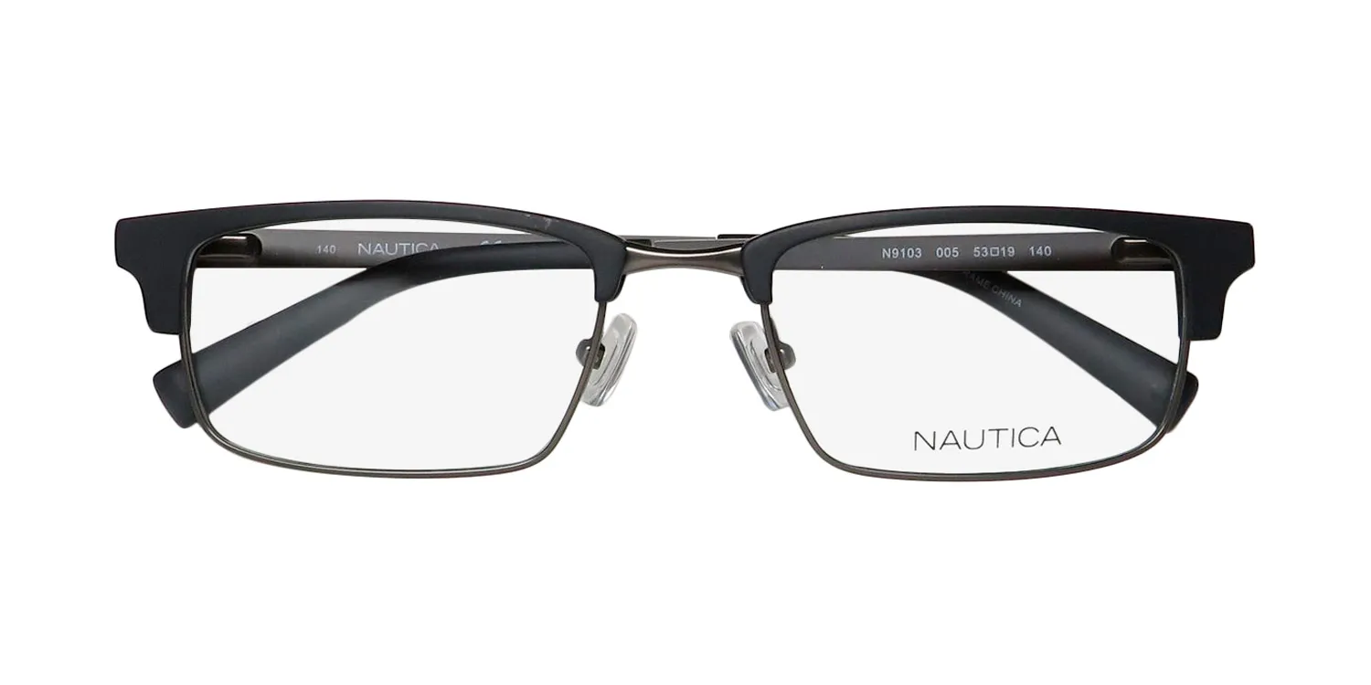 Nautica N9103 005 Eyeglasses Matte Black 53mm 2