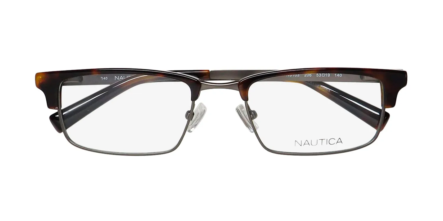 Nautica N9103 206 Eyeglasses Dark Tortoise 53mm 2