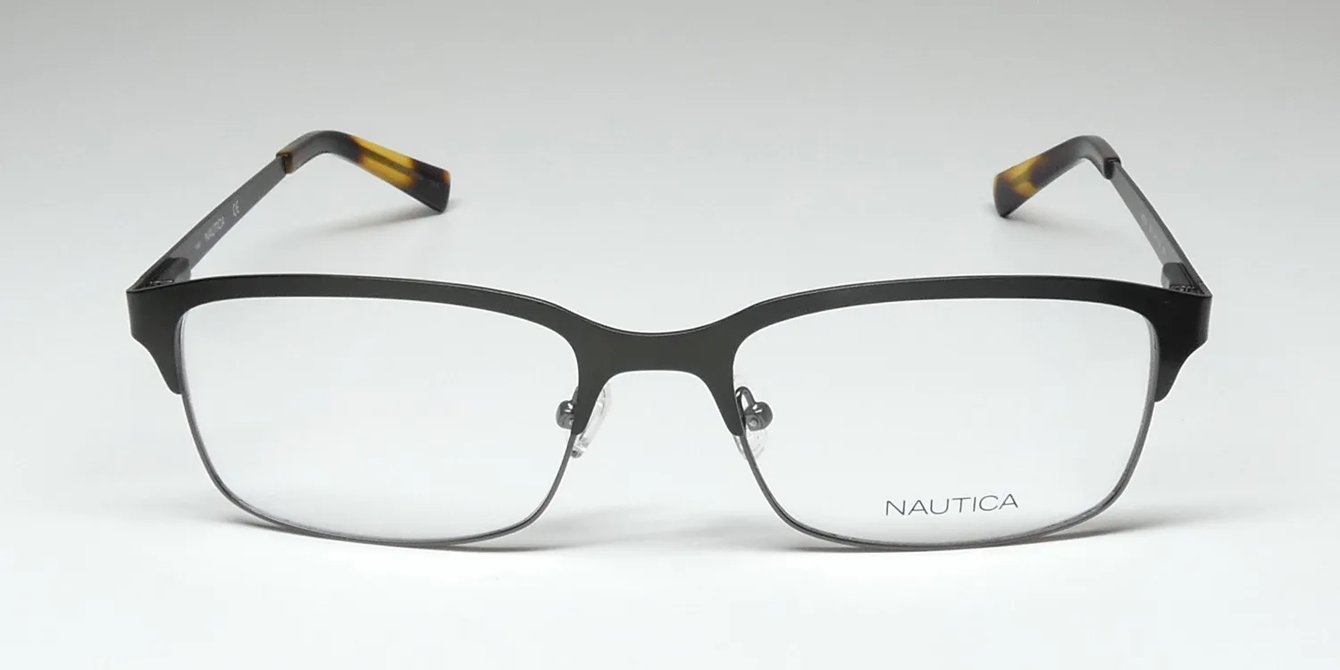 Nautica N9104 325 Eyeglasses Matte Olive 56mm 3