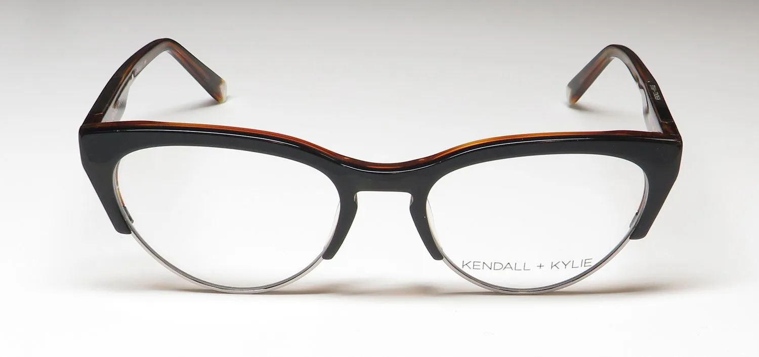 Kendall + Kylie Kko146 Roslyn 001 Eyeglasses Black 50mm 3