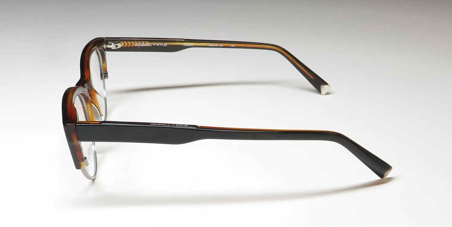 Kendall + Kylie Kko146 Roslyn 001 Eyeglasses Black 50mm 4