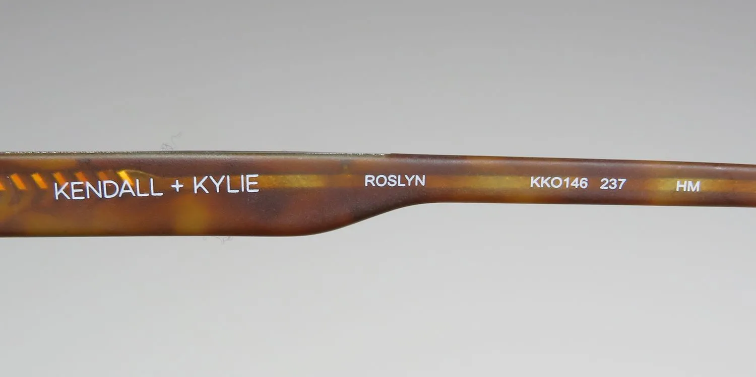 Kendall + Kylie Kko146 Roslyn 237 Eyeglasses Ginger Tortoise 50mm 7