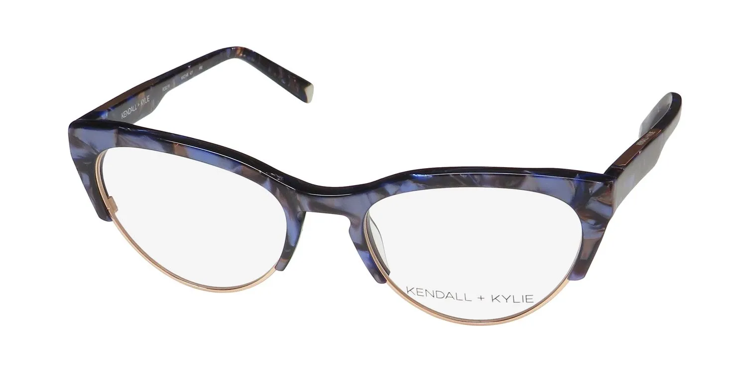 Kendall + Kylie Kko146 Roslyn 431 Eyeglasses Iris Pearl 50mm