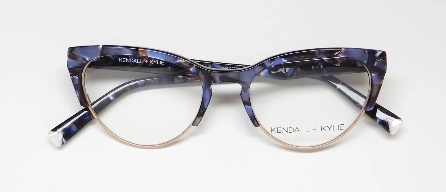 Kendall + Kylie Kko146 Roslyn 431 Eyeglasses Iris Pearl 50mm 2