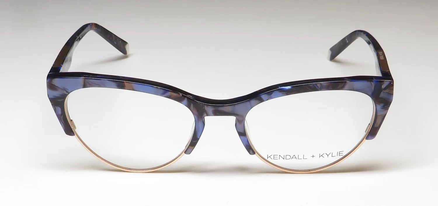 Kendall + Kylie Kko146 Roslyn 431 Eyeglasses Iris Pearl 50mm 3