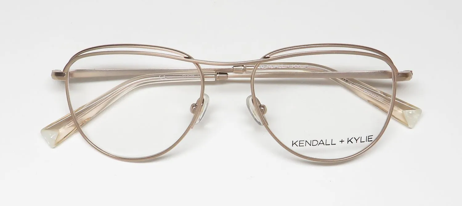 Kendall + Kylie Kko144 Peyton 780 Eyeglasses Rose Gold 51mm 2