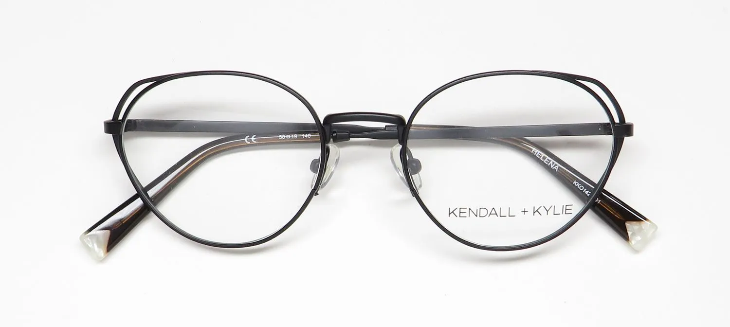 Kendall + Kylie Kko142 Helena 001 Eyeglasses Black 50mm 2