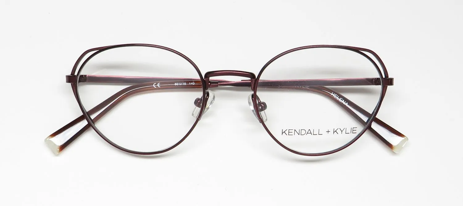 Kendall + Kylie Kko142 Helena 603 Eyeglasses Cabernet 50mm 2