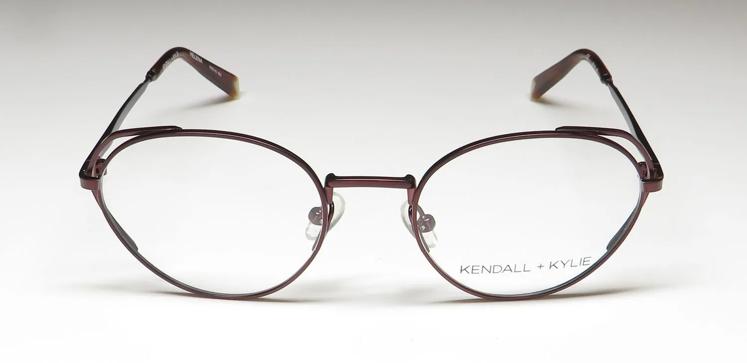 Kendall + Kylie Kko142 Helena 603 Eyeglasses Cabernet 50mm 3