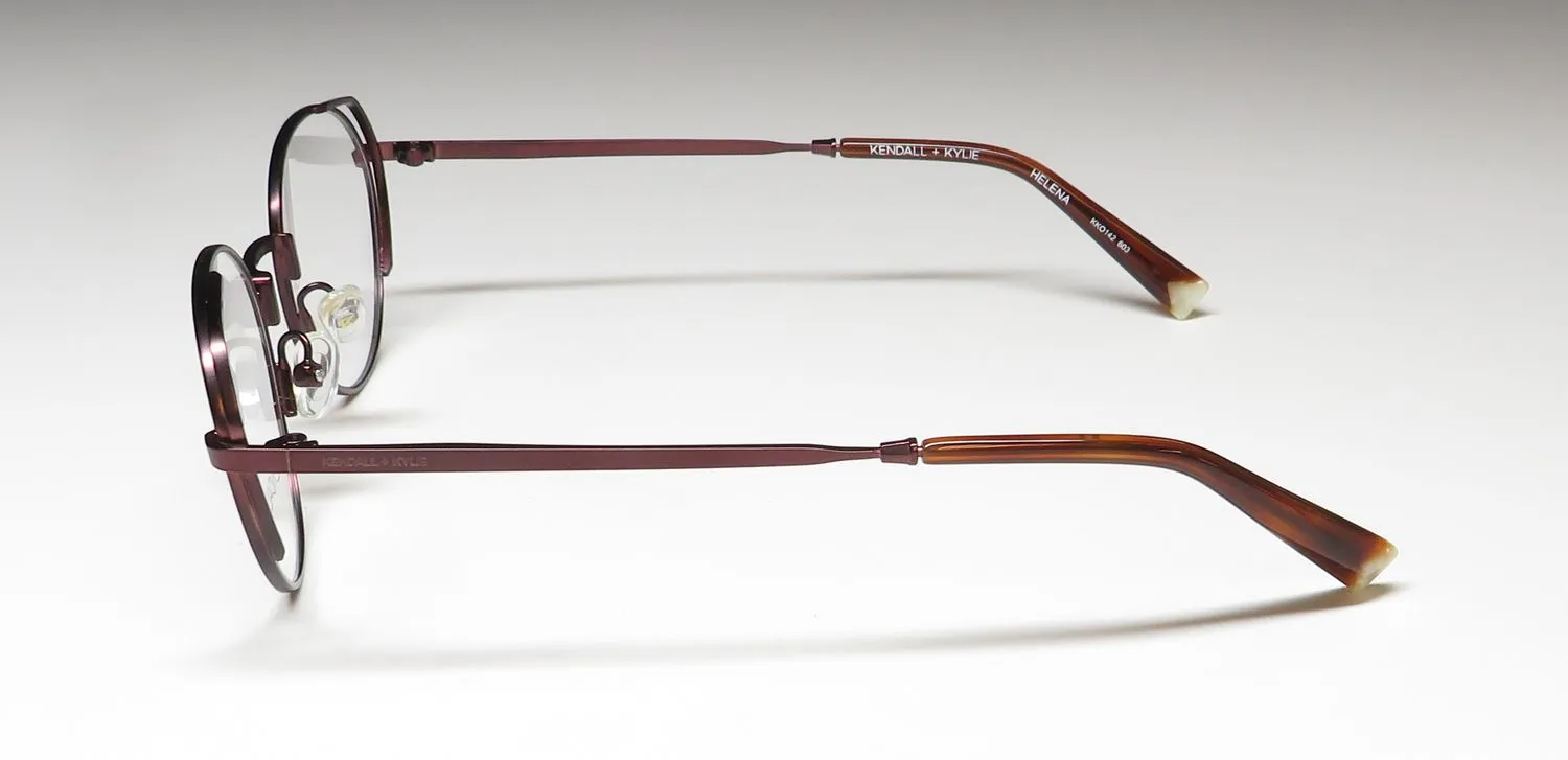 Kendall + Kylie Kko142 Helena 603 Eyeglasses Cabernet 50mm 4