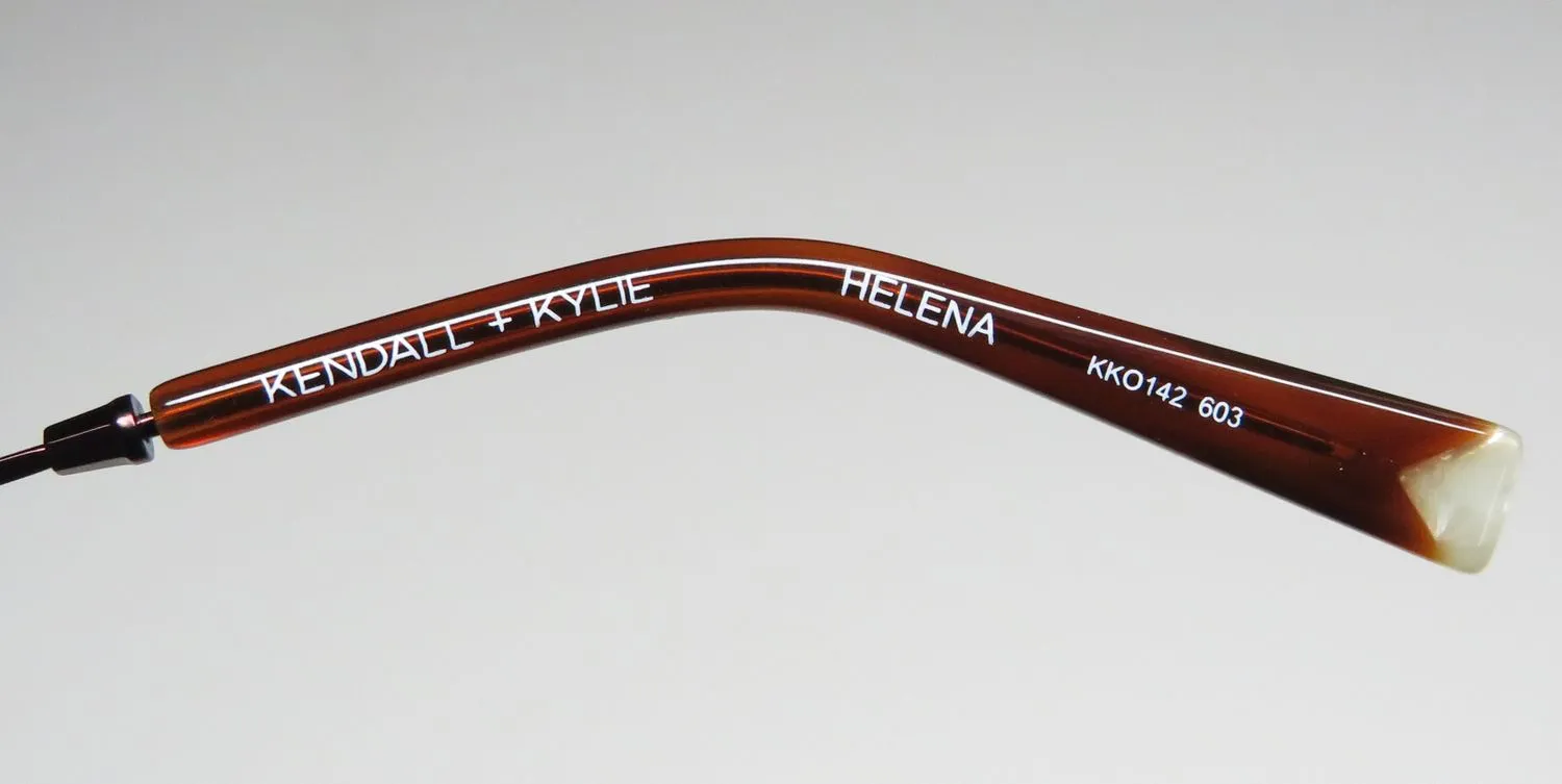 Kendall + Kylie Kko142 Helena 603 Eyeglasses Cabernet 50mm 7