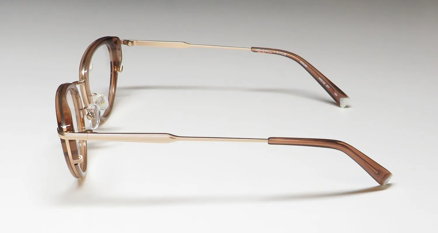 Kendall + Kylie Kko152 Emilee 231 Eyeglasses Crystal Brown 50mm 4