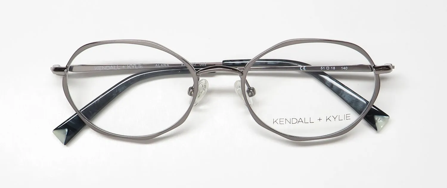 Kendall + Kylie Kko162 Alana 003 Eyeglasses Gunmetal 51mm 2