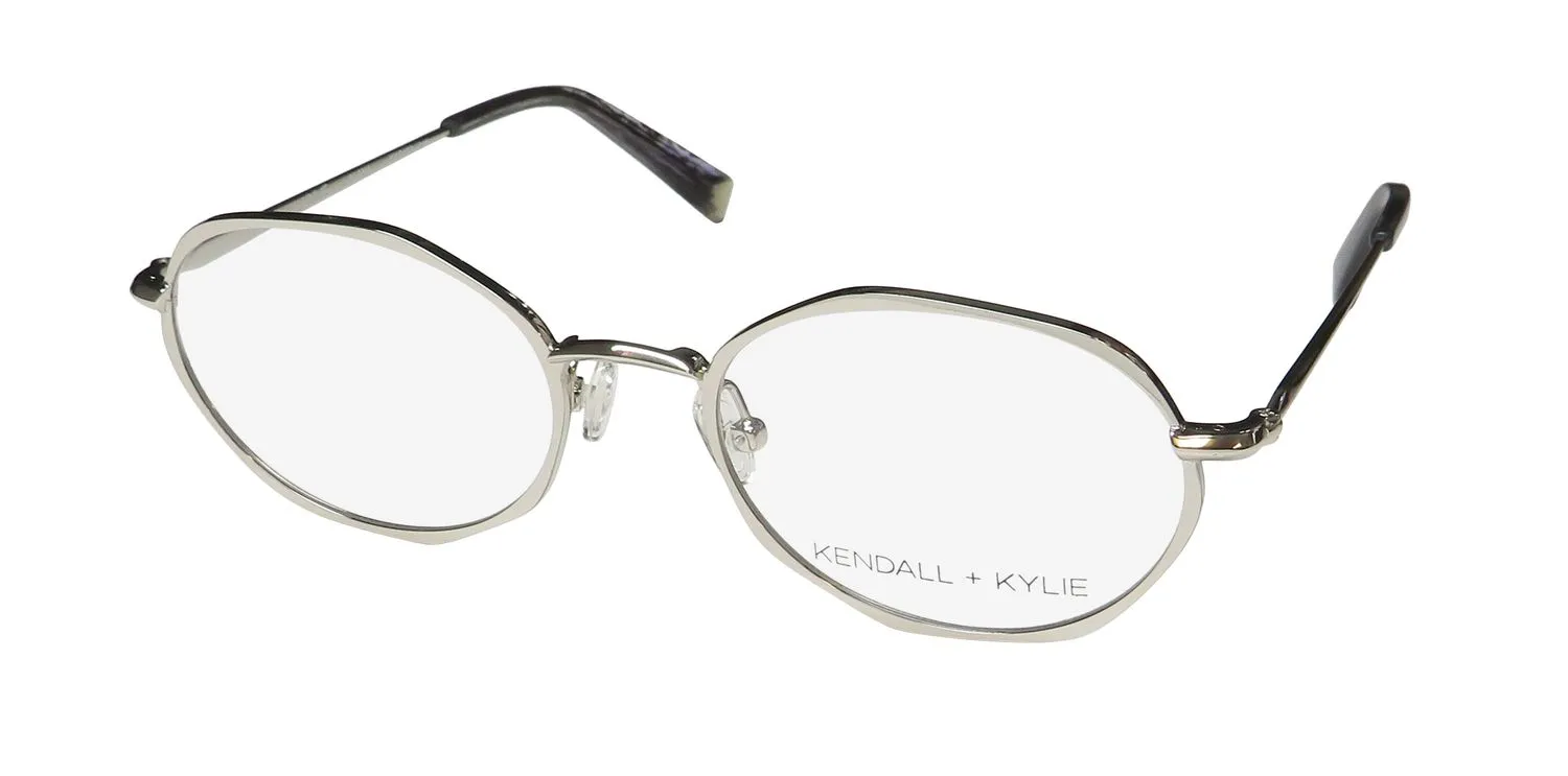 Kendall + Kylie Kko162 Alana 045 Eyeglasses Silver 51mm