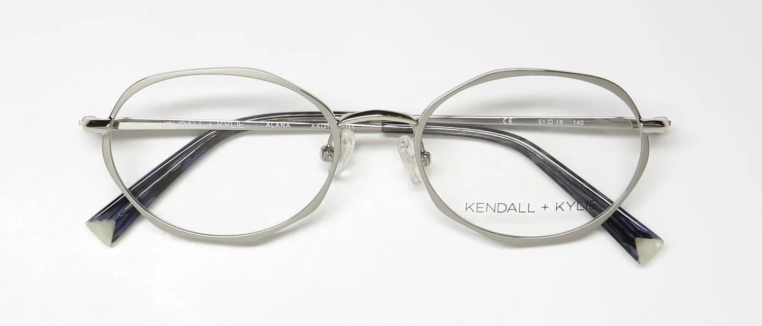 Kendall + Kylie Kko162 Alana 045 Eyeglasses Silver 51mm 2