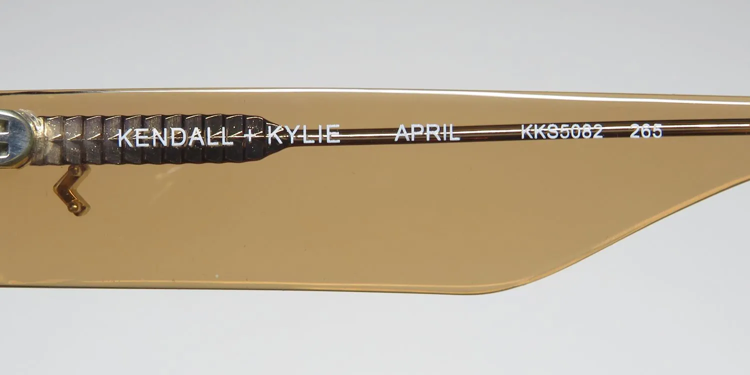 Kendall + Kylie Kks5082 April 265 Sunglasses Brown Crystal 53mm 7