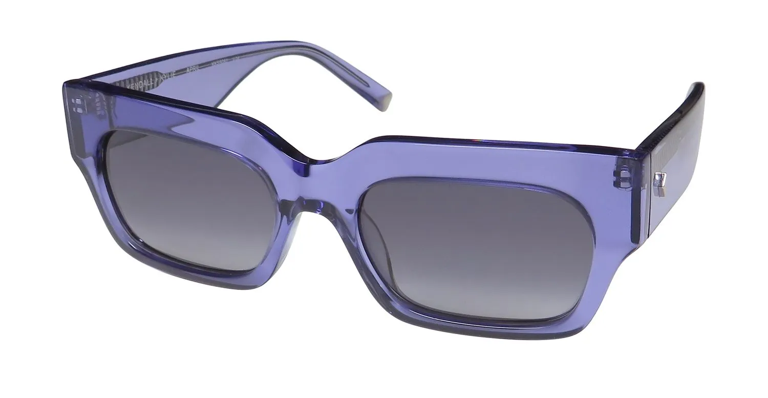 Kendall + Kylie Kks5082 April 424 Sunglasses Ultra Blue Crystal 53mm