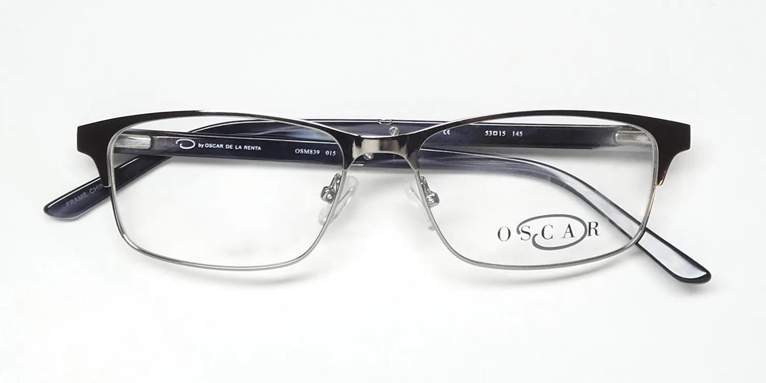 Oscar de la Renta Osm 839 015 Eyeglasses Gunmetal 53mm 2