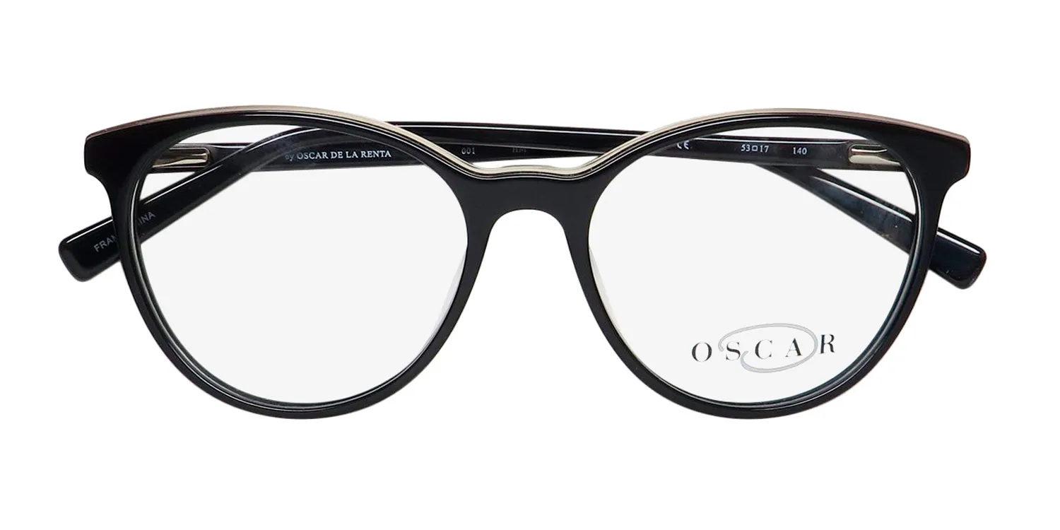 Oscar de la Renta Osl 726 001 Eyeglasses Black 53mm 2