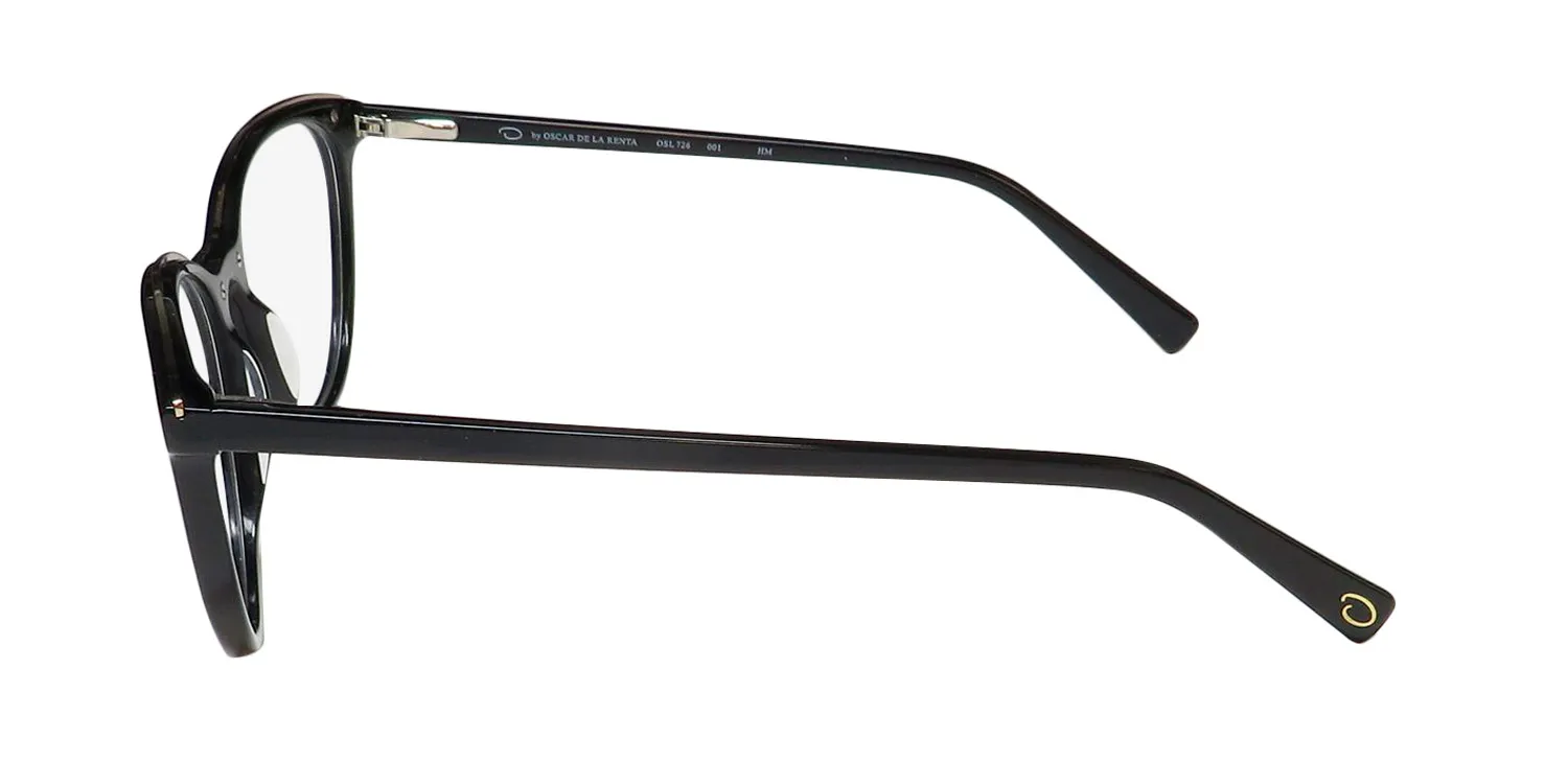 Oscar de la Renta Osl 726 001 Eyeglasses Black 53mm 4