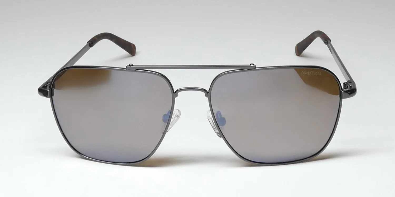 Nautica N9208s 040 Sunglasses Matte Gunmetal 57mm 3