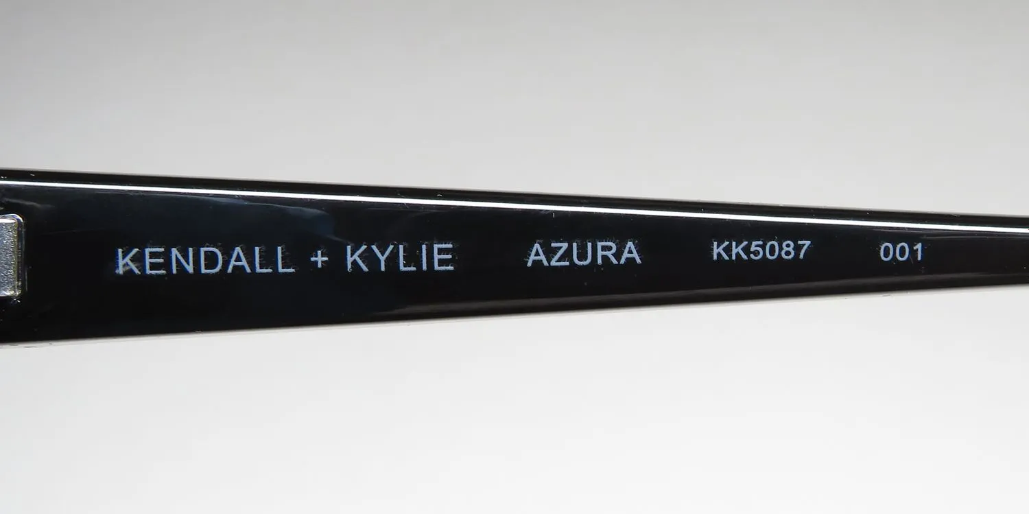 Kendall + Kylie Kk5087 Azura 001 Sunglasses Shiny Black With Matte Black Epoxy 56mm 7