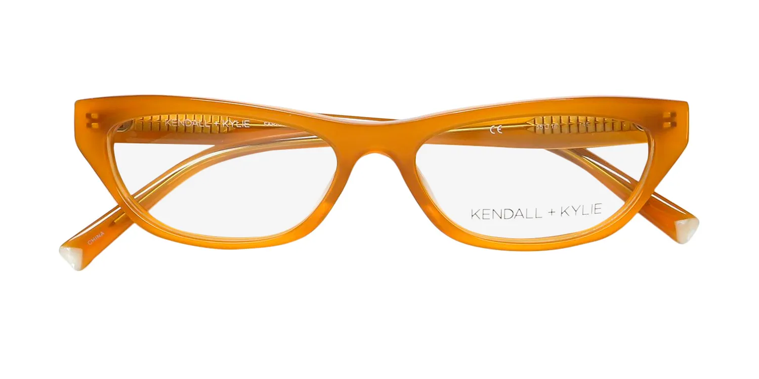 Kendall + Kylie Kko163 Farrah 238 Eyeglasses Amber 55mm 2