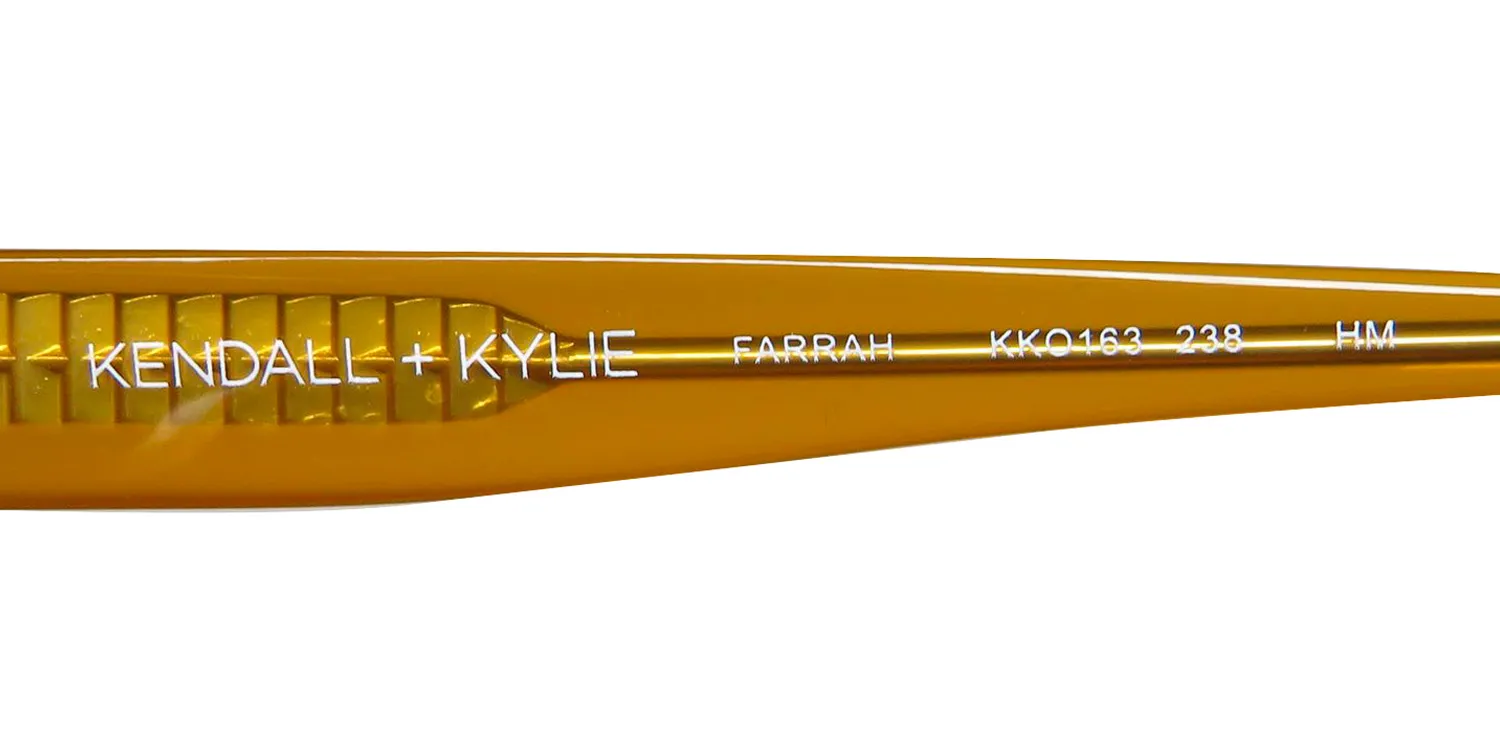Kendall + Kylie Kko163 Farrah 238 Eyeglasses Amber 55mm 7