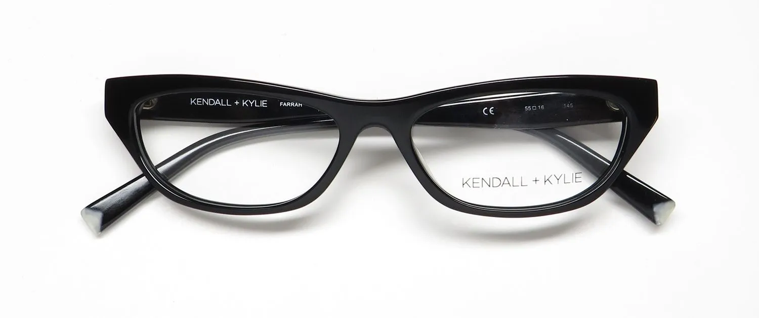 Kendall + Kylie Kko163 Farrah 001 Eyeglasses Black 55mm 2