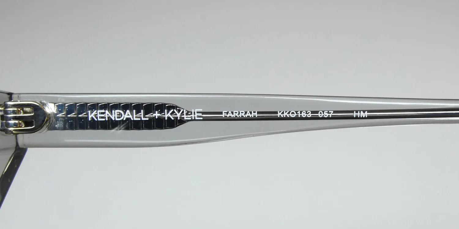Kendall + Kylie Kko163 Farrah 057 Eyeglasses Grey Crystal 55mm 7