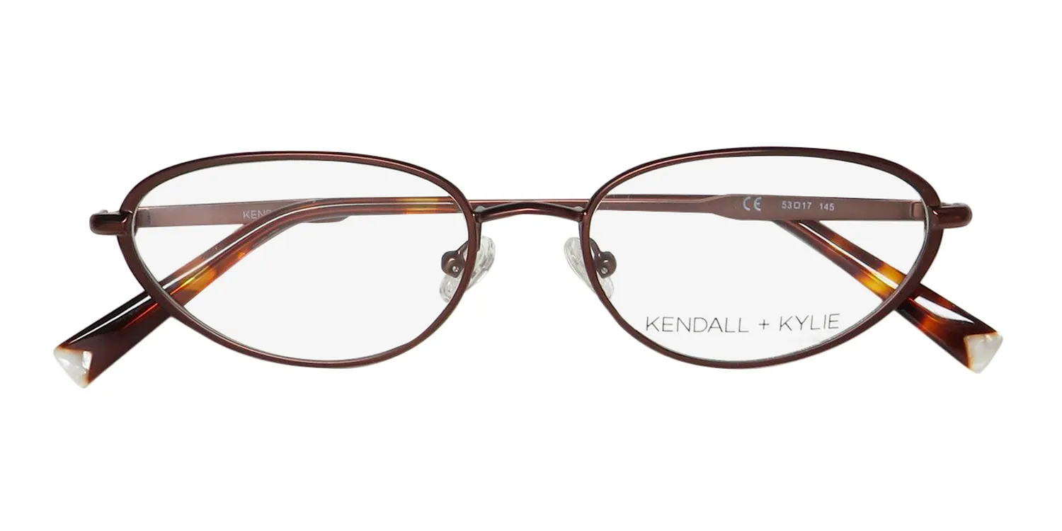 Kendall + Kylie Kko165 Veda 210 Eyeglasses Brown 53mm 2