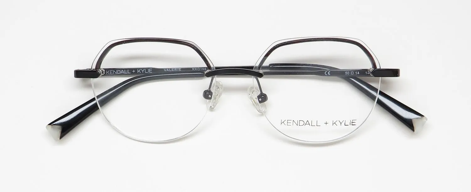 Kendall + Kylie Kko169 Valerie 605 Eyeglasses Black 50mm 2