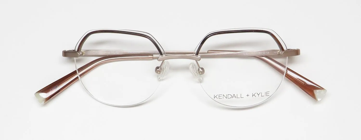 Kendall + Kylie Kko169 Valerie 653 Eyeglasses Rose Gold 50mm 2