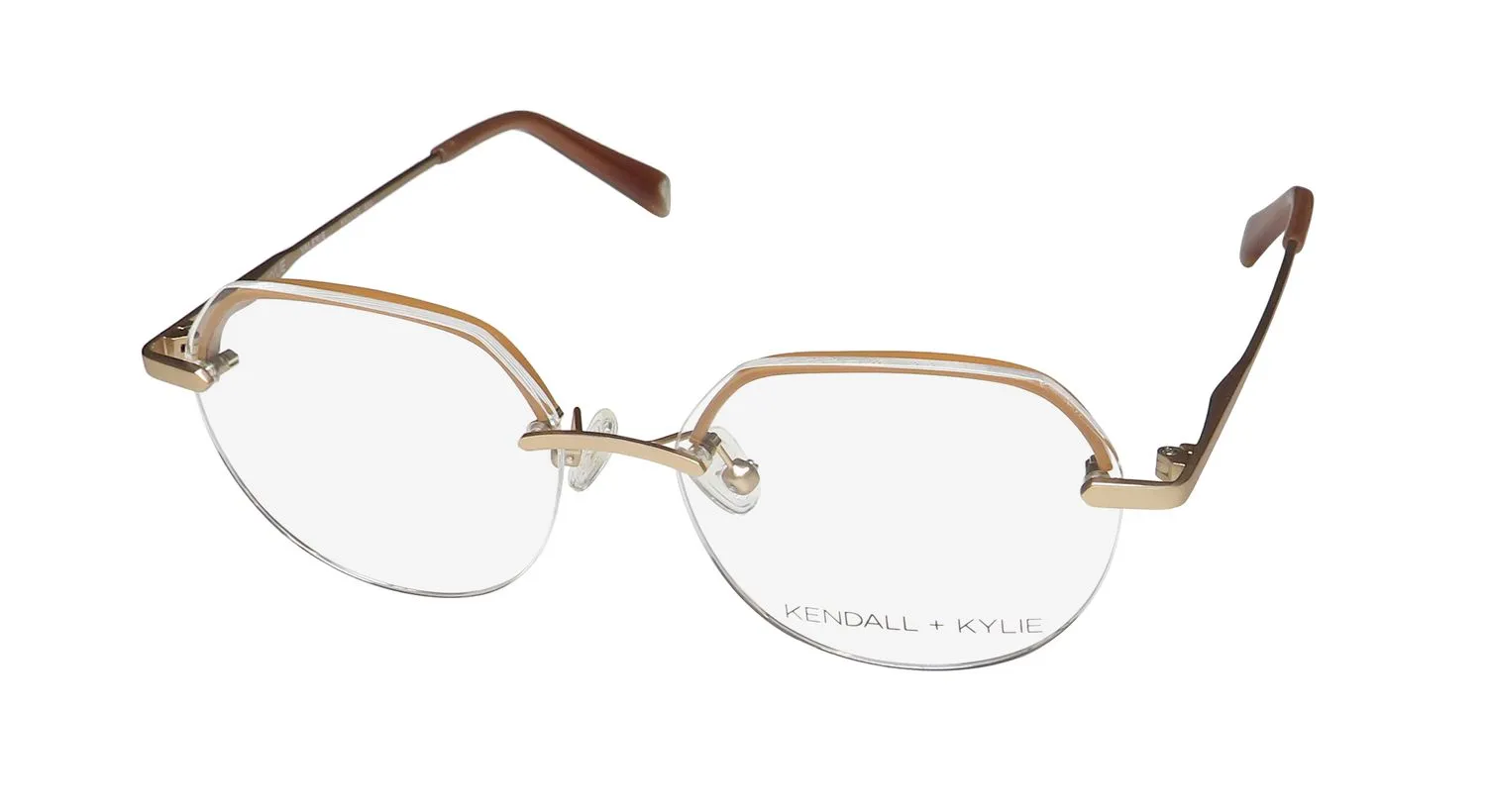 Kendall + Kylie Kko169 Valerie 664 Eyeglasses Light Gold 50mm