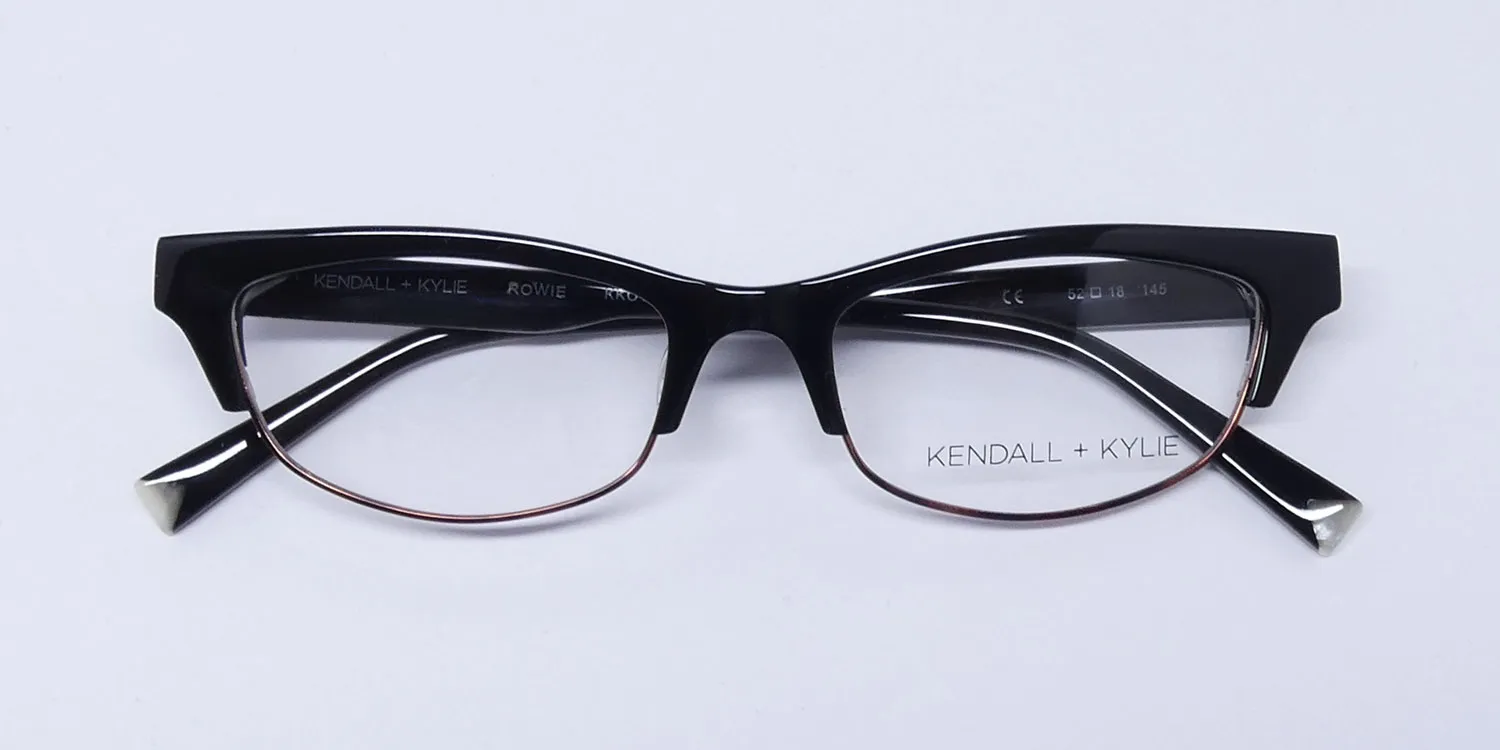 Kendall + Kylie Kko170 Rowie 001 Eyeglasses Black 52mm 2