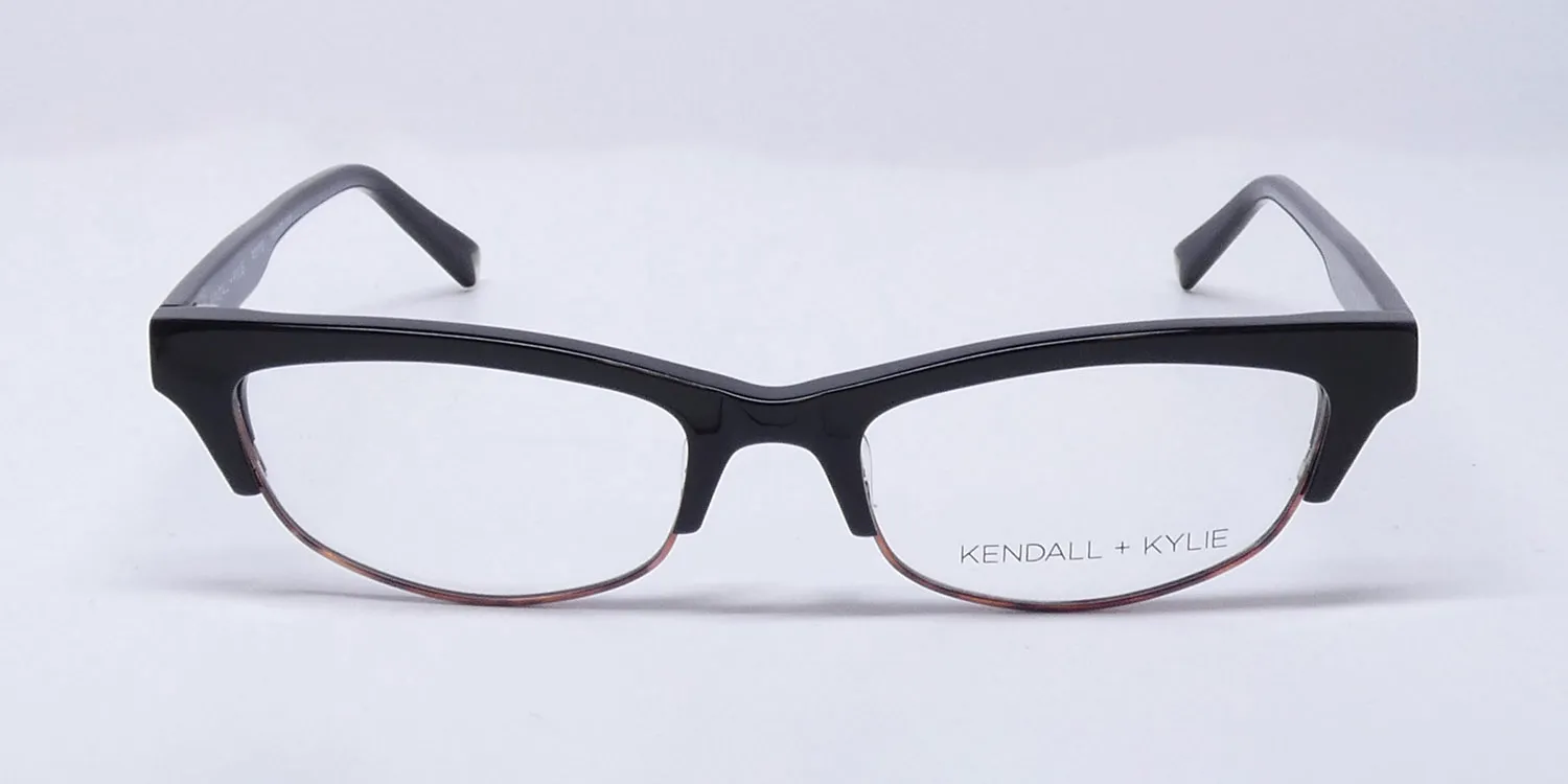 Kendall + Kylie Kko170 Rowie 001 Eyeglasses Black 52mm 3
