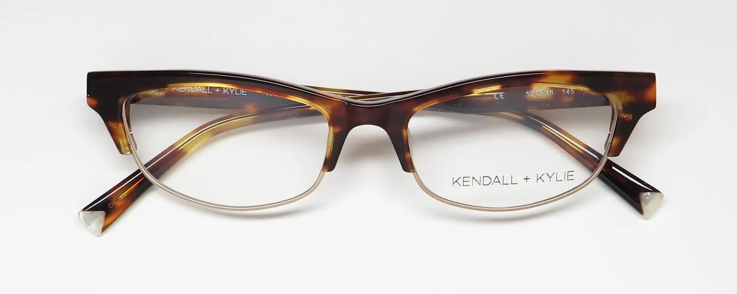 Kendall + Kylie Kko170 Rowie 212 Eyeglasses Tortoise 52mm 2