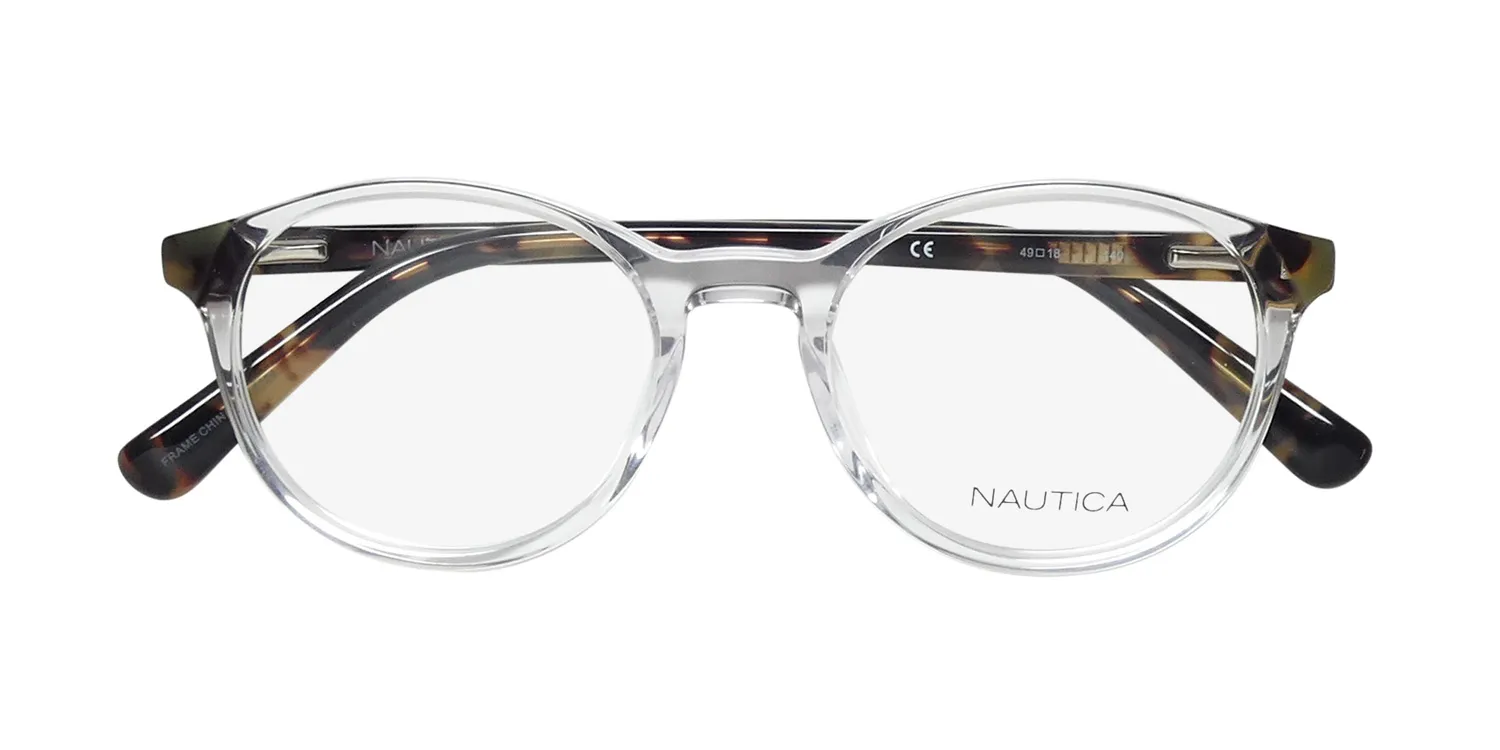 Nautica Nlo5005 971 Eyeglasses Crystal 49mm 2