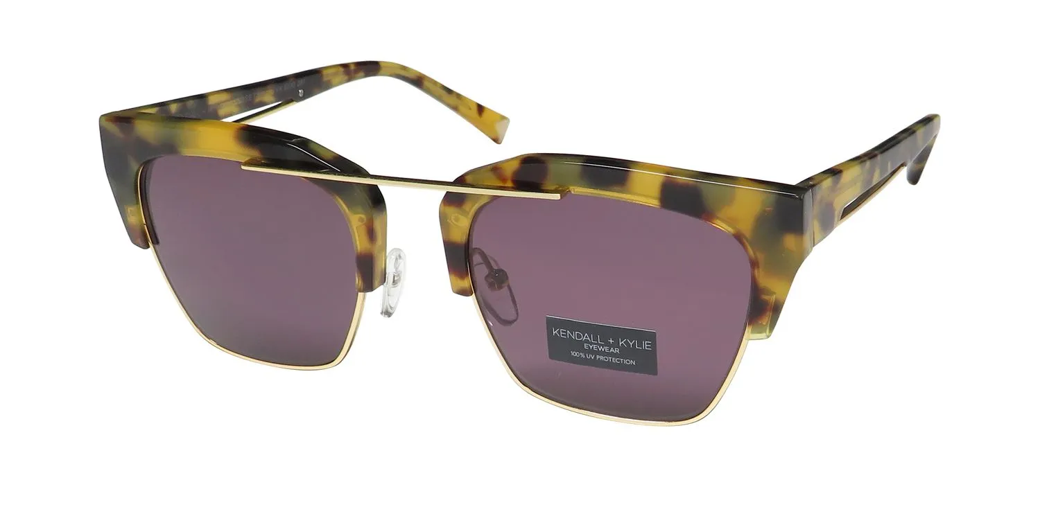 Kendall + Kylie Kk5030 Cosette 281 Sunglasses Tokyo Tortoise 51mm