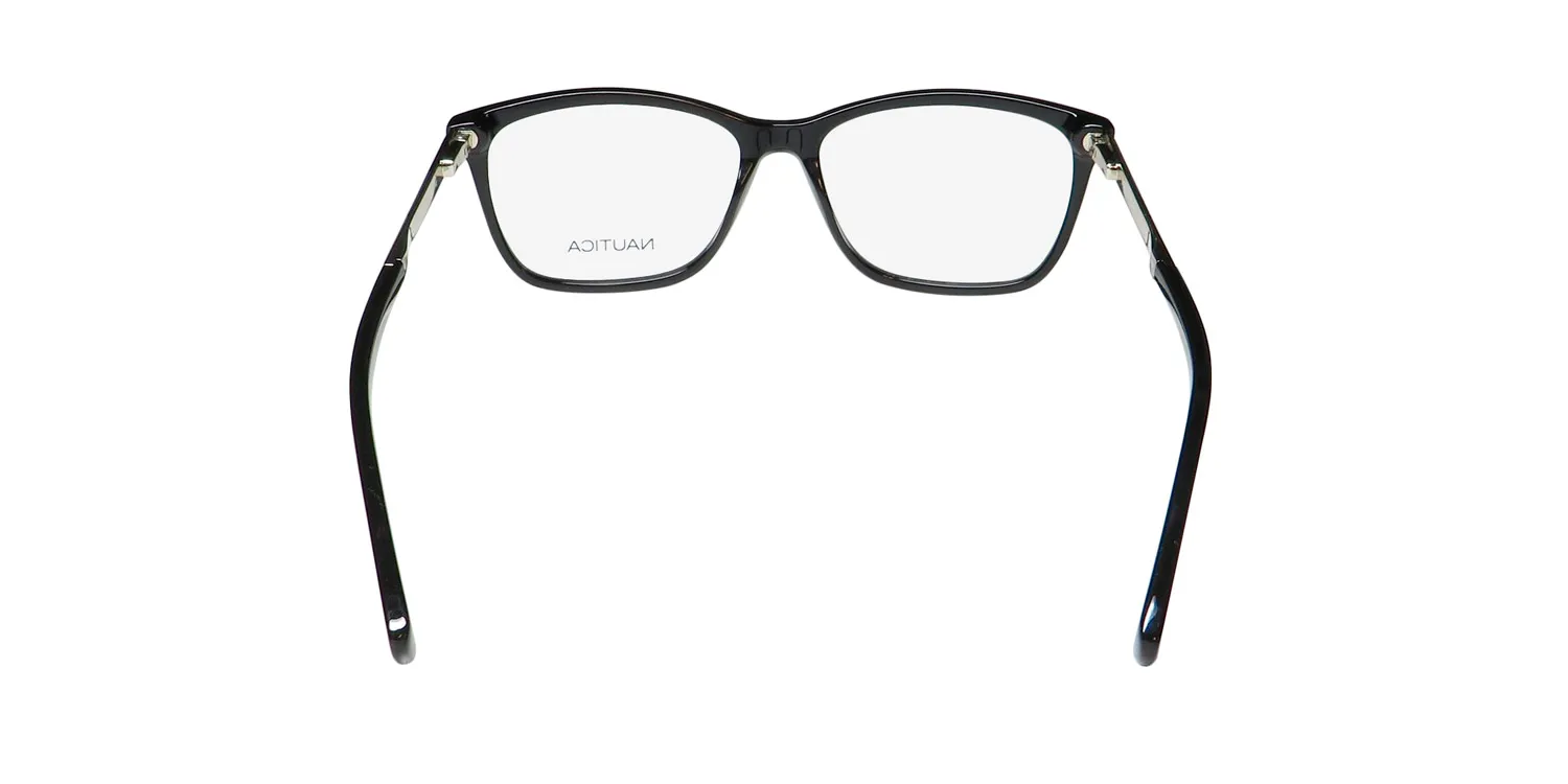 Nautica Nlo5008 001 Eyeglasses Black 53mm 5
